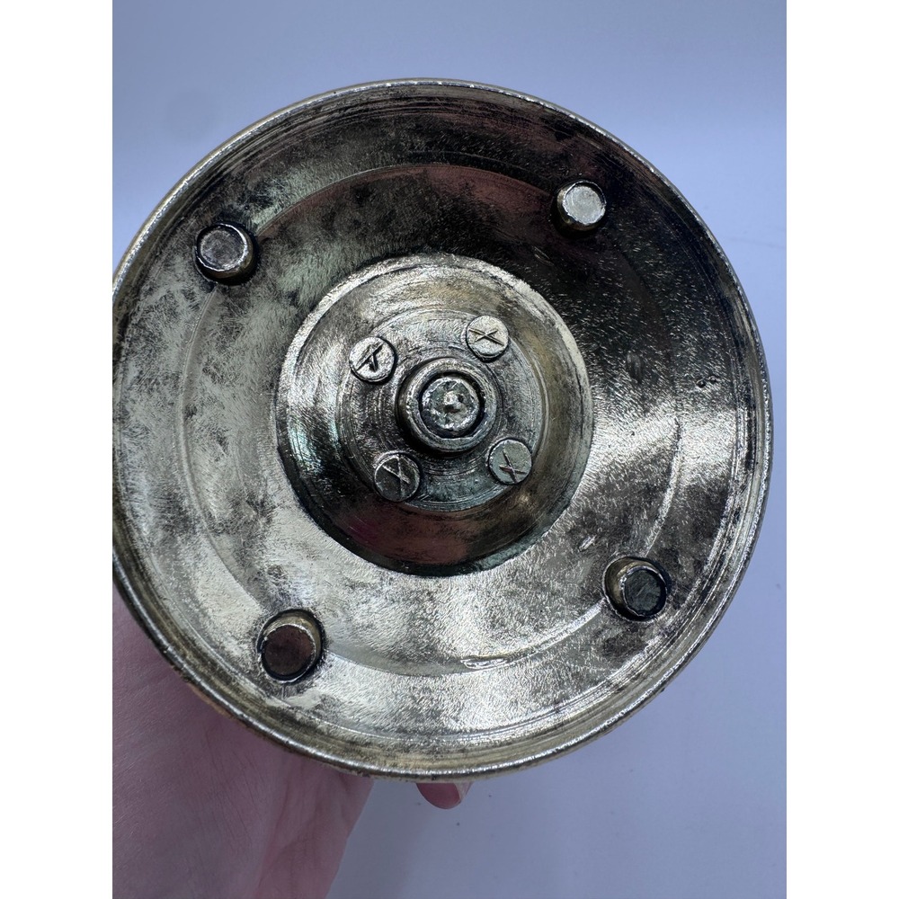 Vintage Self-Extinguishing Safety Candle Holder US Patent 3530481 Metal Base - Picture 5 of 6